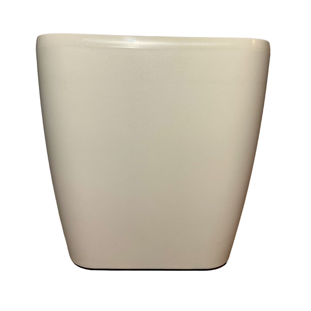 Maceta Con Ruedas Cuadrada Beige 30x30x30cm