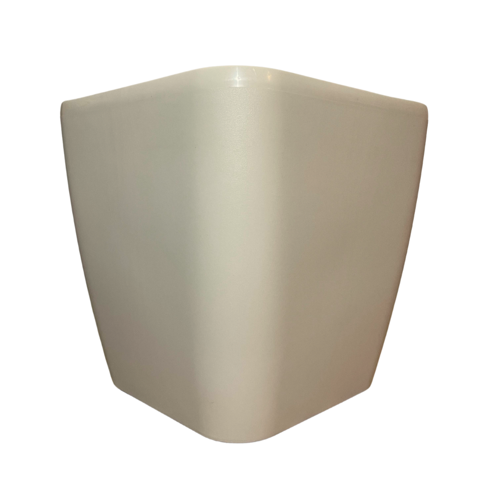 Maceta Con Ruedas Cuadrada Beige 30x30x30cm