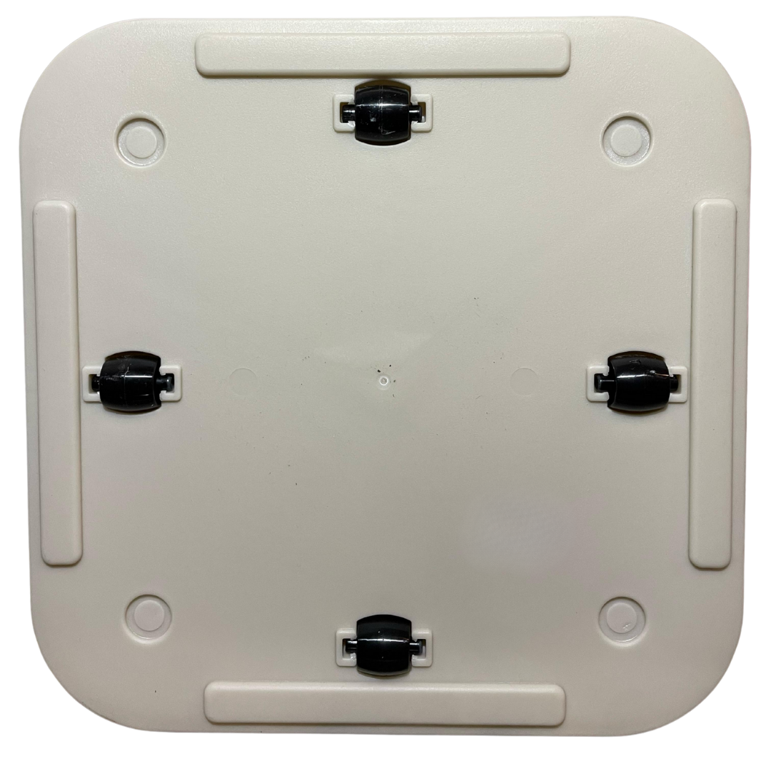 Maceta Con Ruedas Cuadrada Beige 40x40x40cm