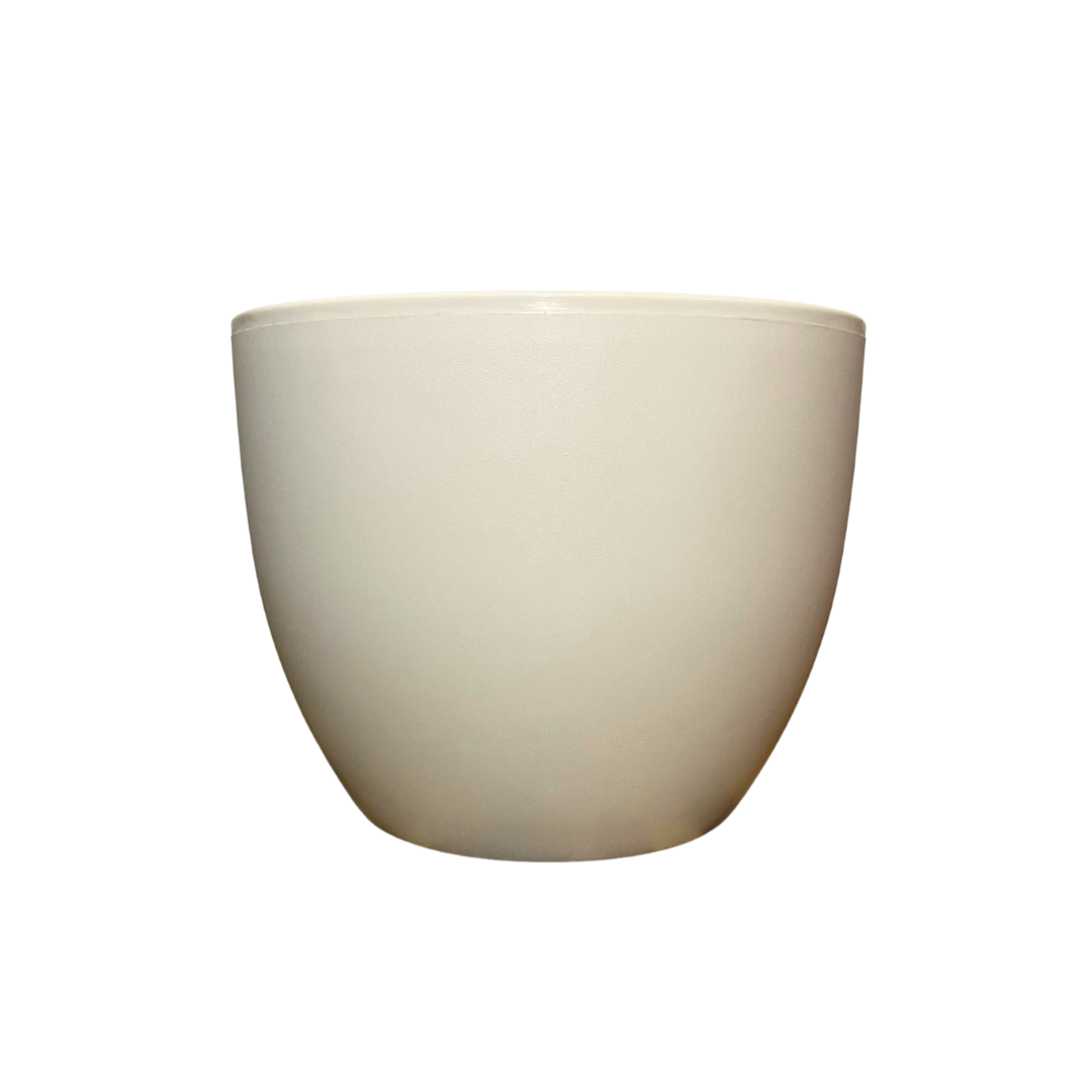 Macetero Circular Redondo Beige 20cm