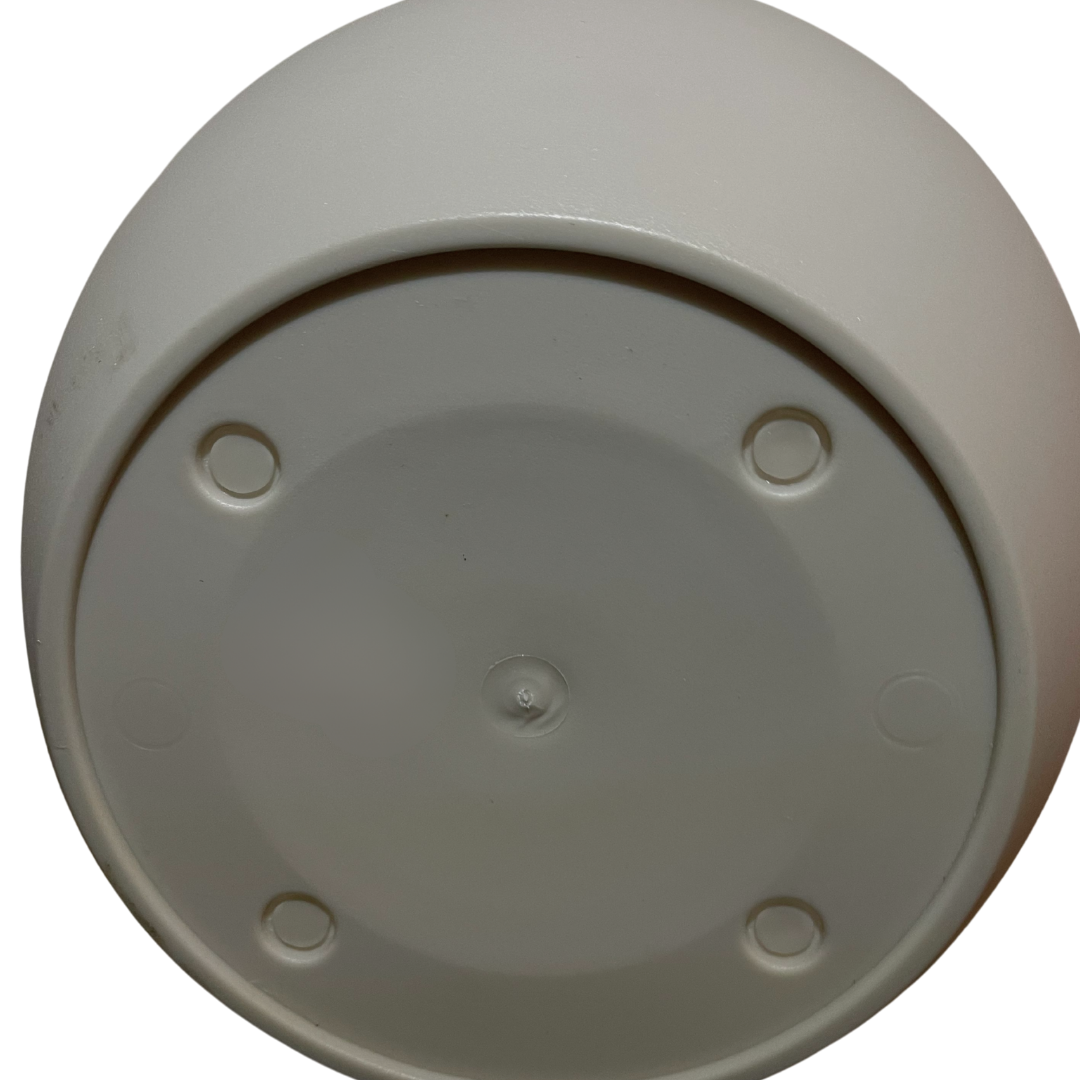 Macetero Redondo Circular Gris Taupe 30cm