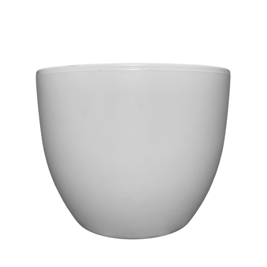 Macetero Redondo Circular Blanco 30cm
