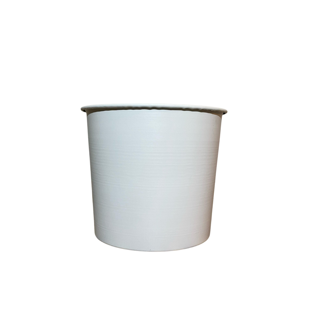 Macetero Pedestal Decorativo Blanco