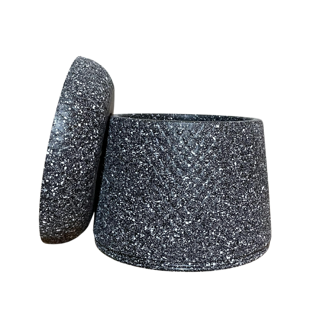 Macetero Autoregante Gris 16.5cm - ¡Riego automático sin esfuerzo! 💦🌿