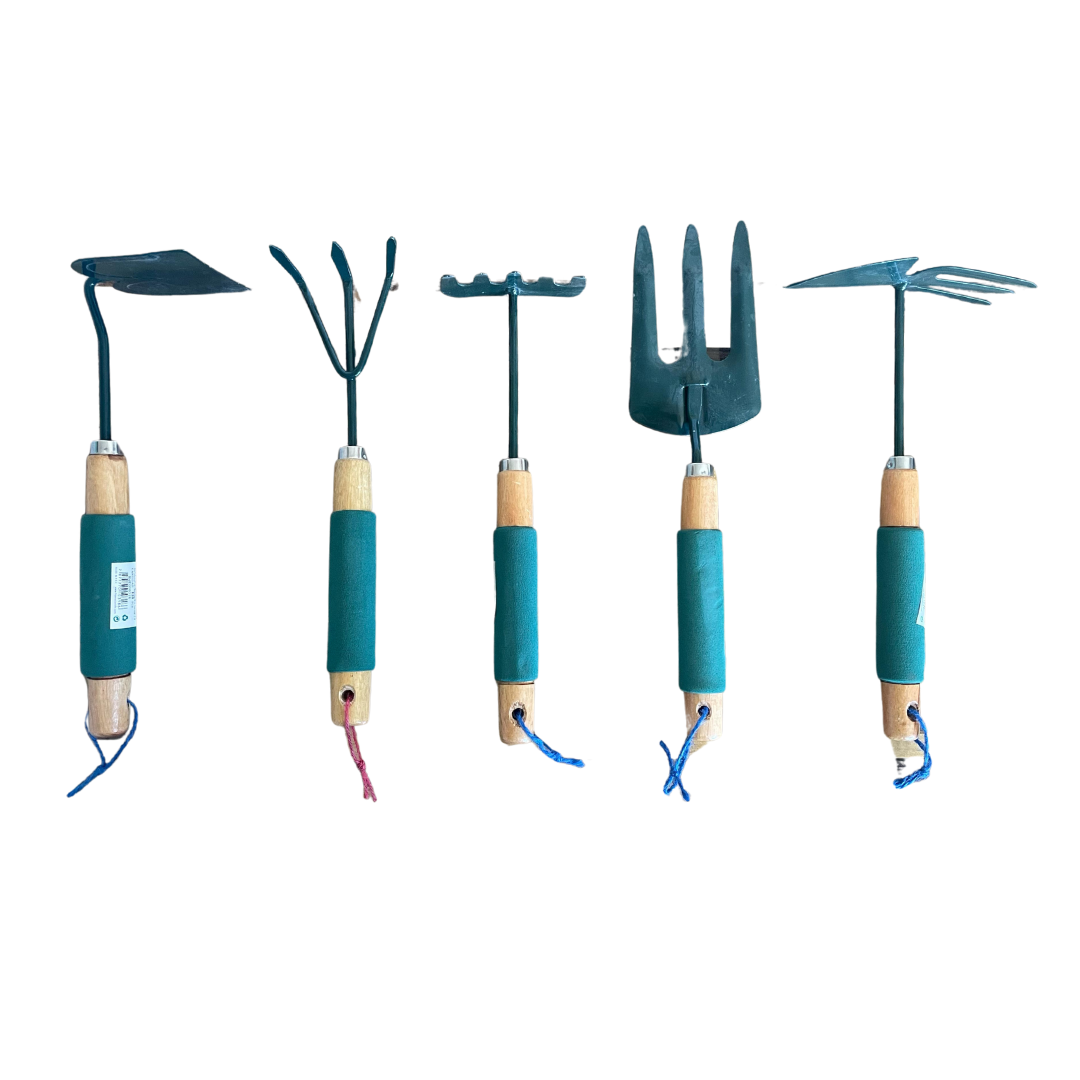 Set de Herramientas de Jardinería Verde