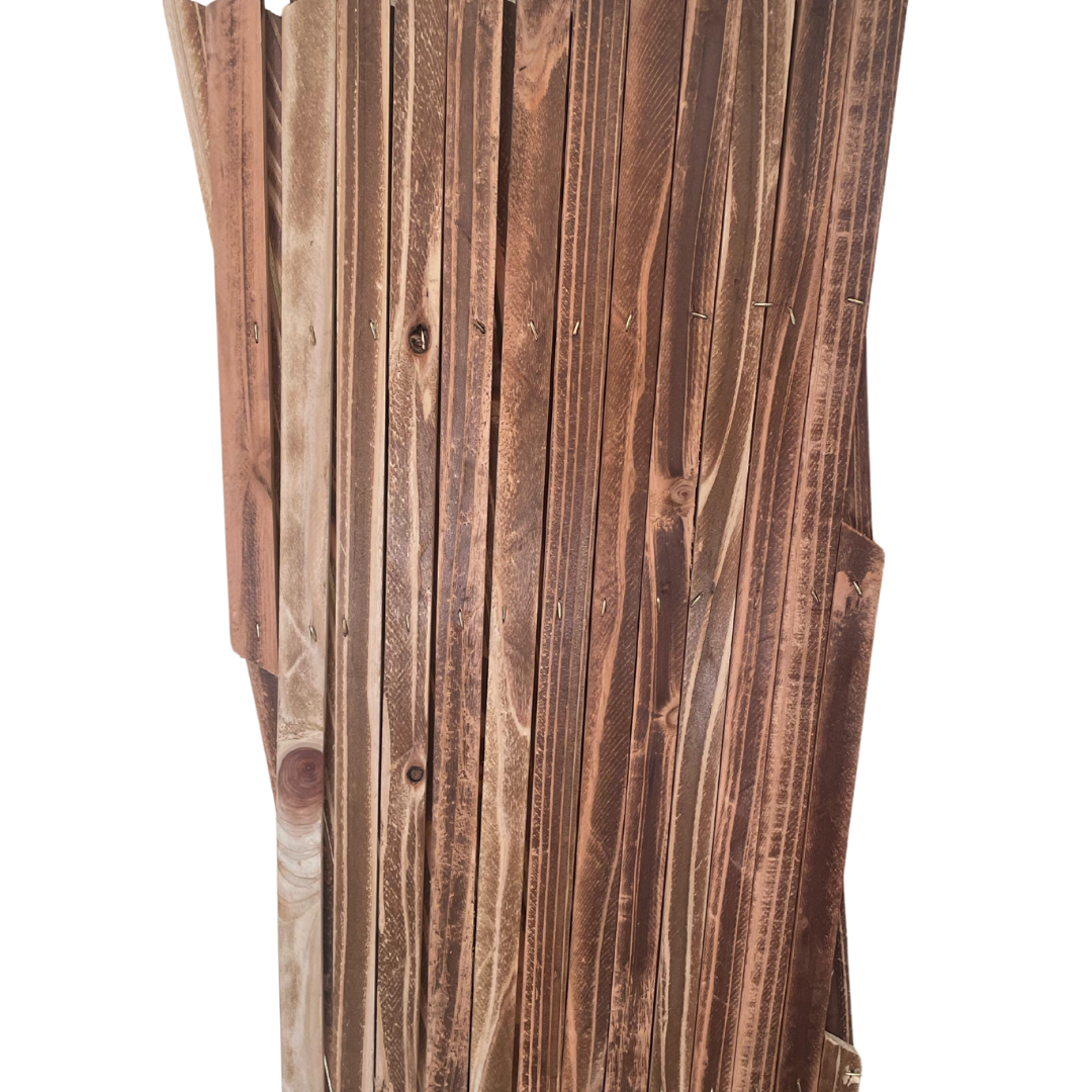Valla de Jardín Expandible de Madera Maciza