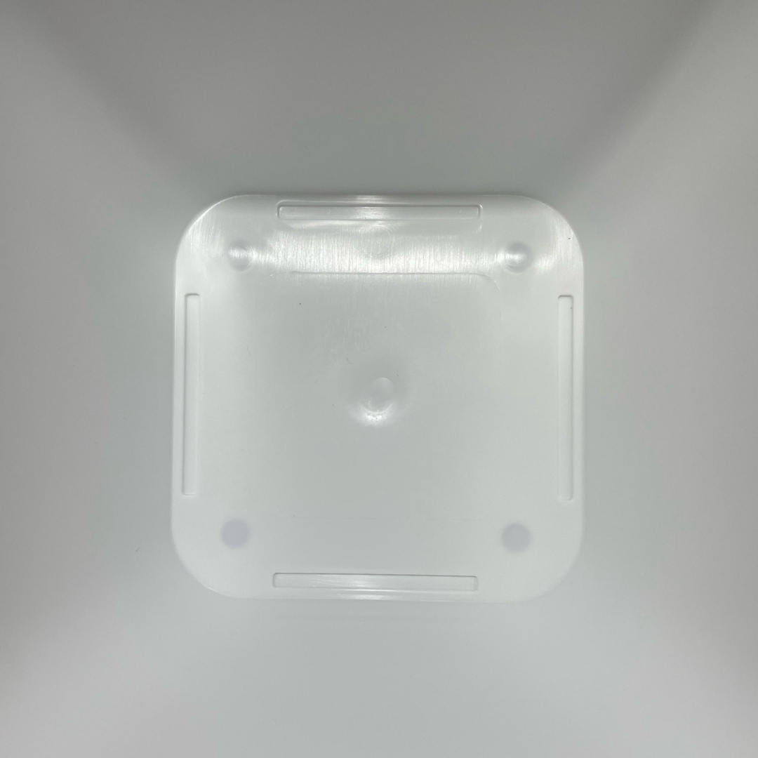 Maceta Cuadrada Blanca 20X20X16 cms